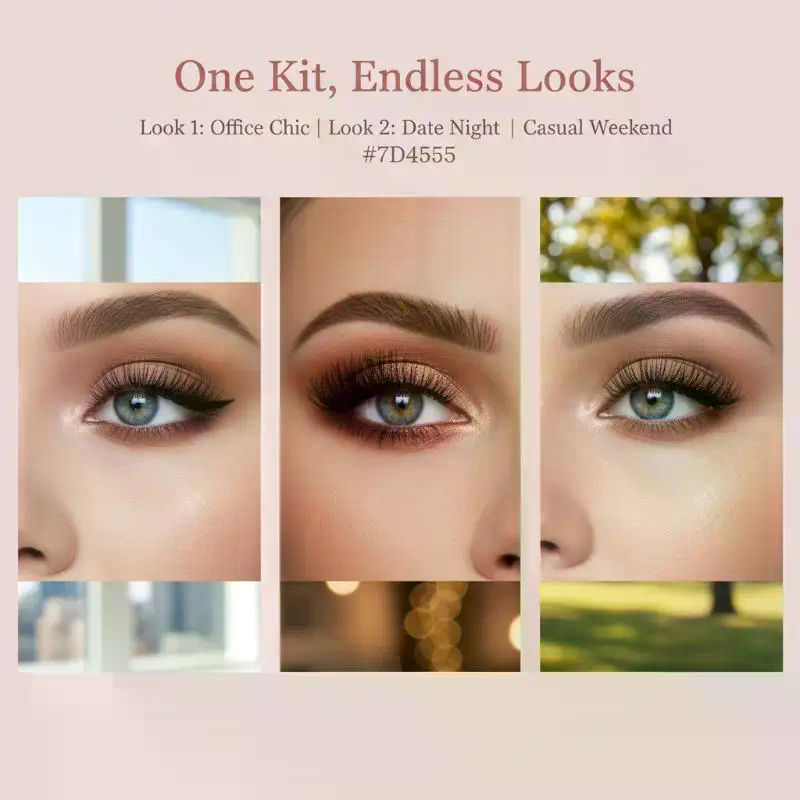 Eyelash Extension Kits - 8 25mm Cluster Lashes Kit 260
