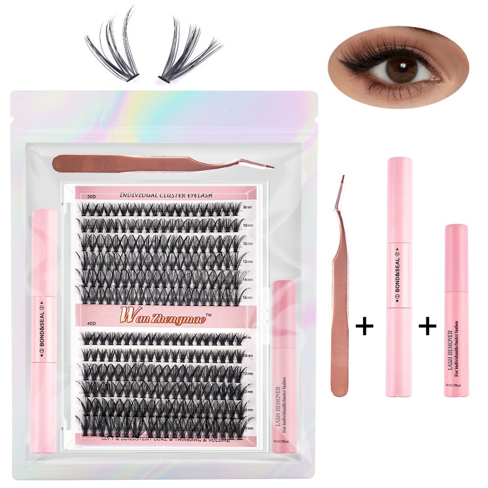 8-16mm Length False Eyelashes  - مراجعة Eyelash Extension Kits وسعره