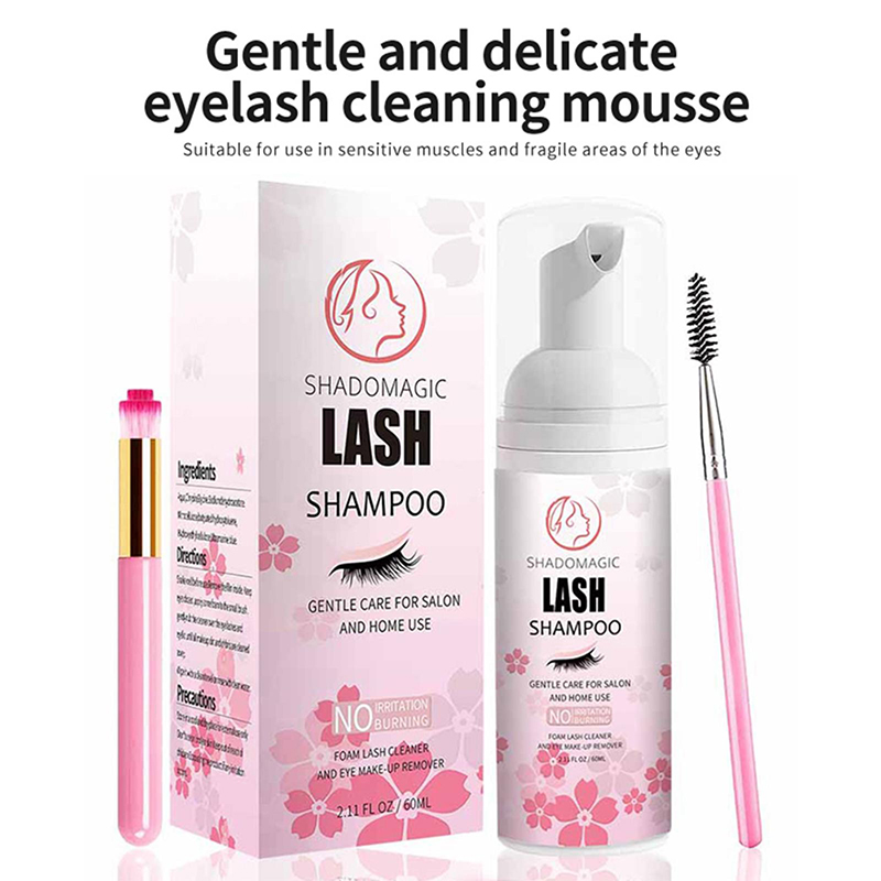 【A】60ML Fast Cleaning Lash Sha - مراجعة Eyelash Extension Foam Cleanser وسعره