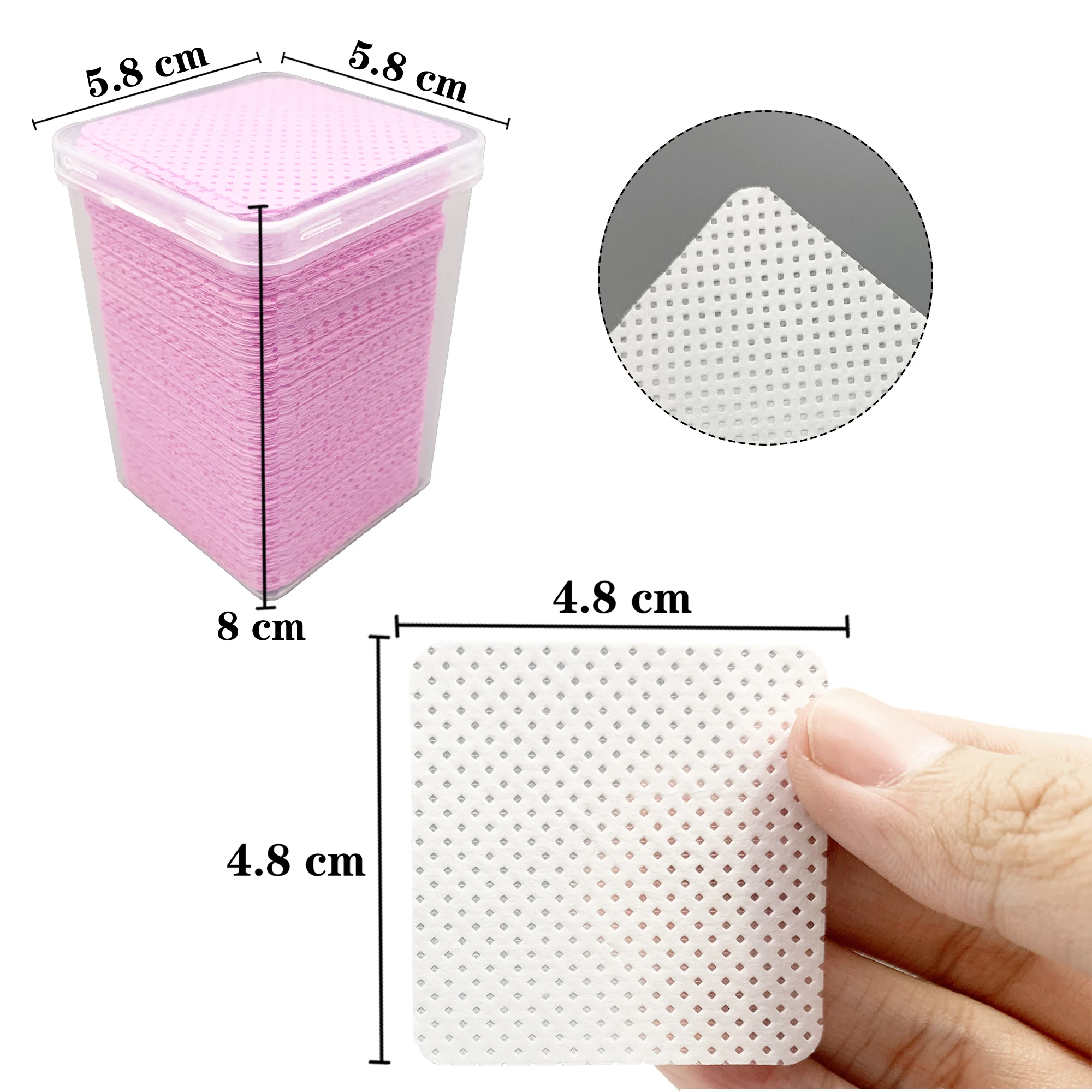 200Pcs/Box Lint Free Nail Wipe - مراجعة Eyelash Extension Glasses وسعره