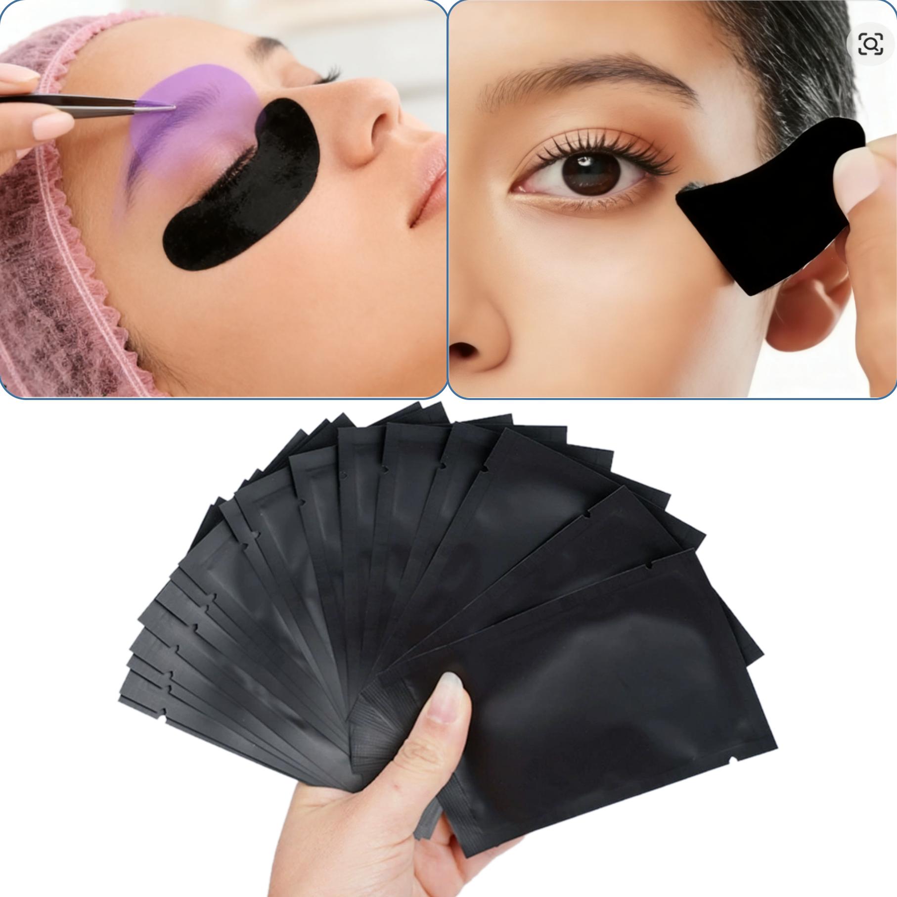 25/50Pairs Padding UV Black Pa - مراجعة Eyelash Extension Glasses وسعره
