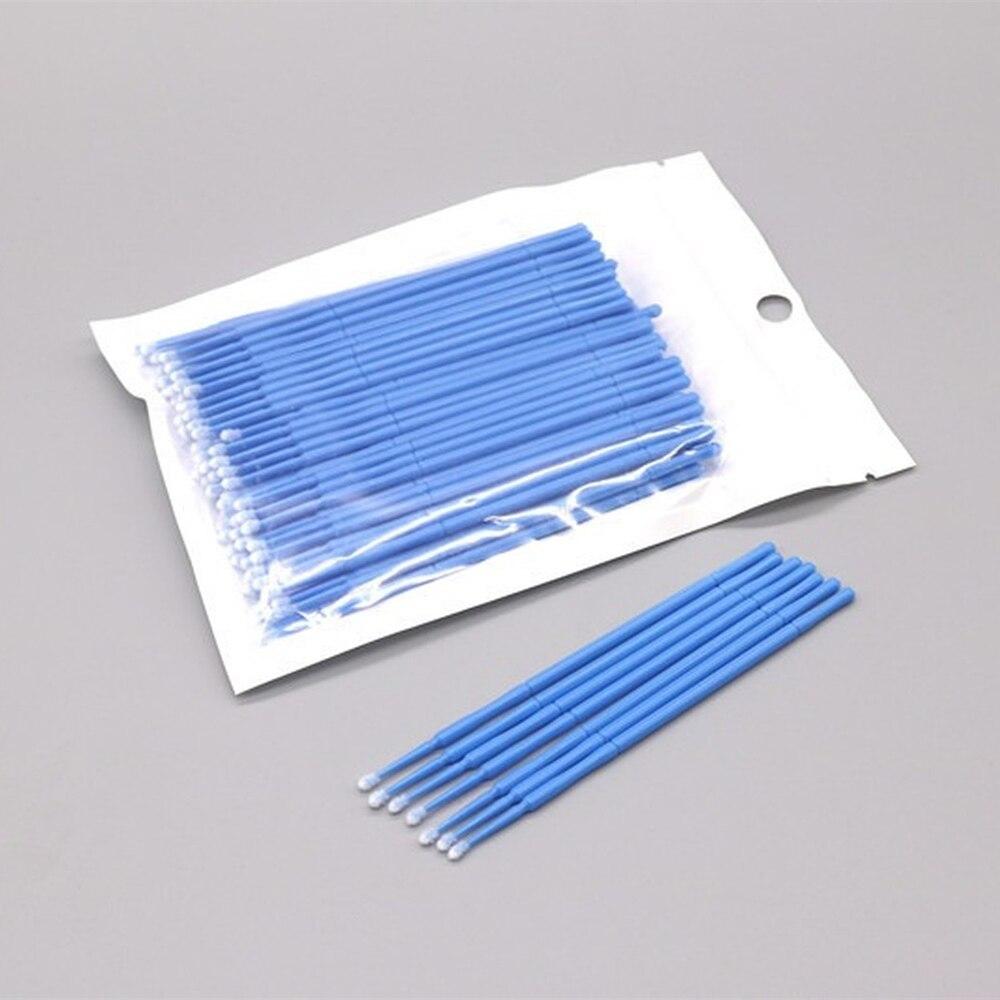 100pcs/lot Micro Brushes Make  - مراجعة Eyelash Extension With Glue وسعره