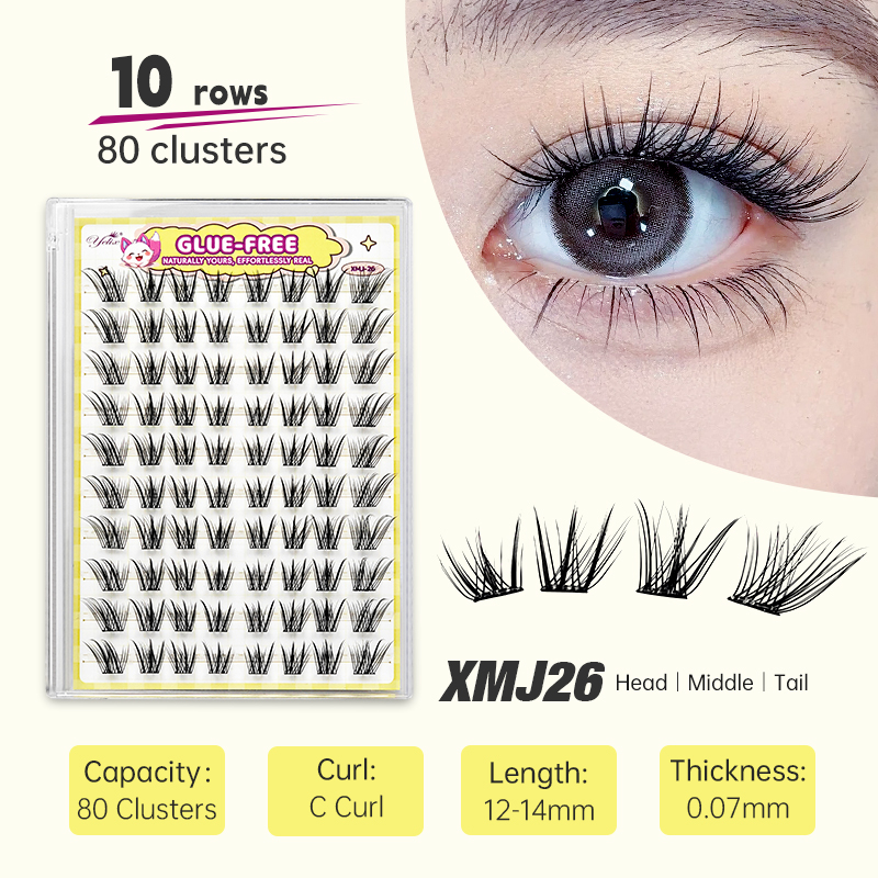 Yelix Fox-style Side Flying Ey - مراجعة Eyelash Extension With Glue وسعره