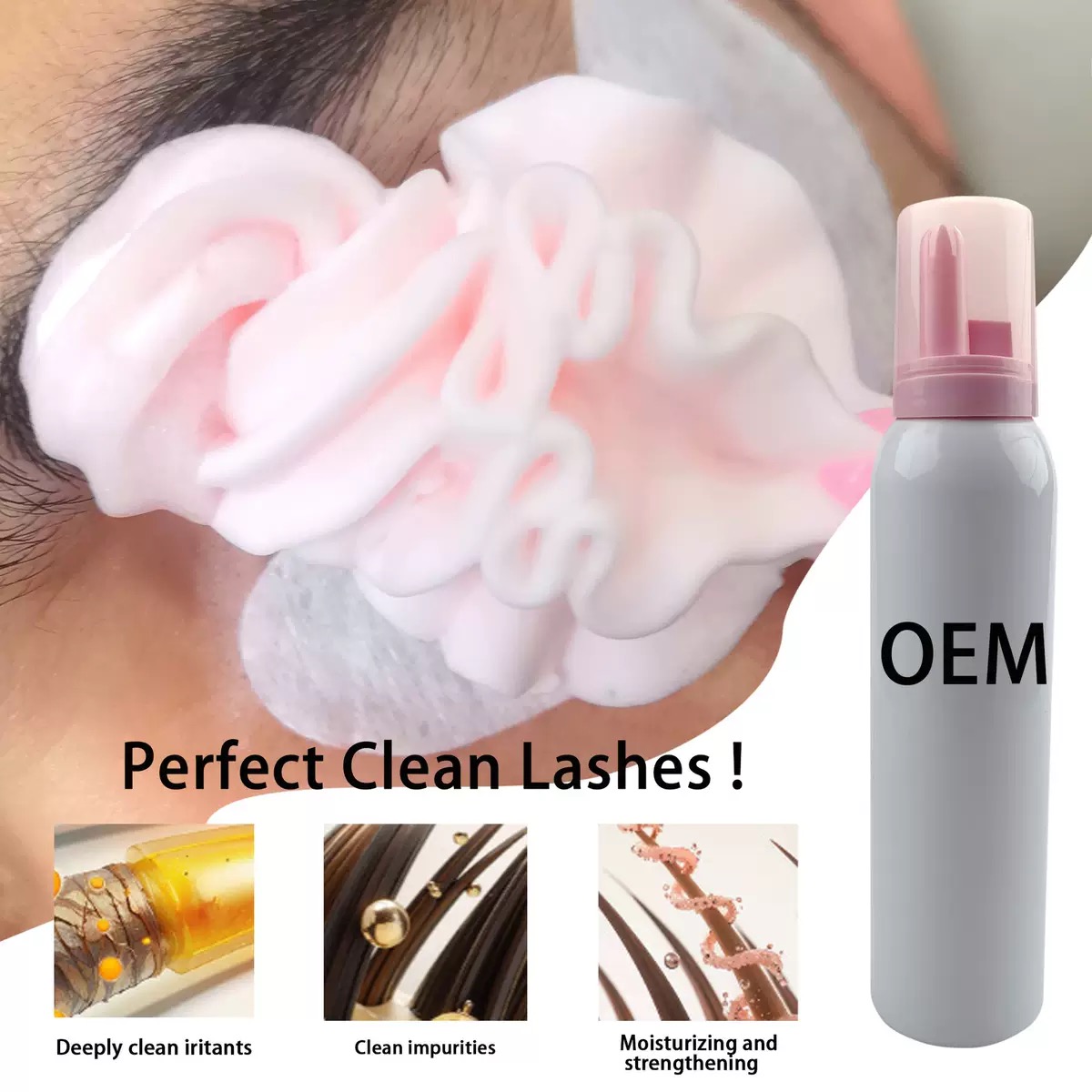Customized  Whipped Lash Shamp - مراجعة Eyelash Extension Foam Cleanser وسعره