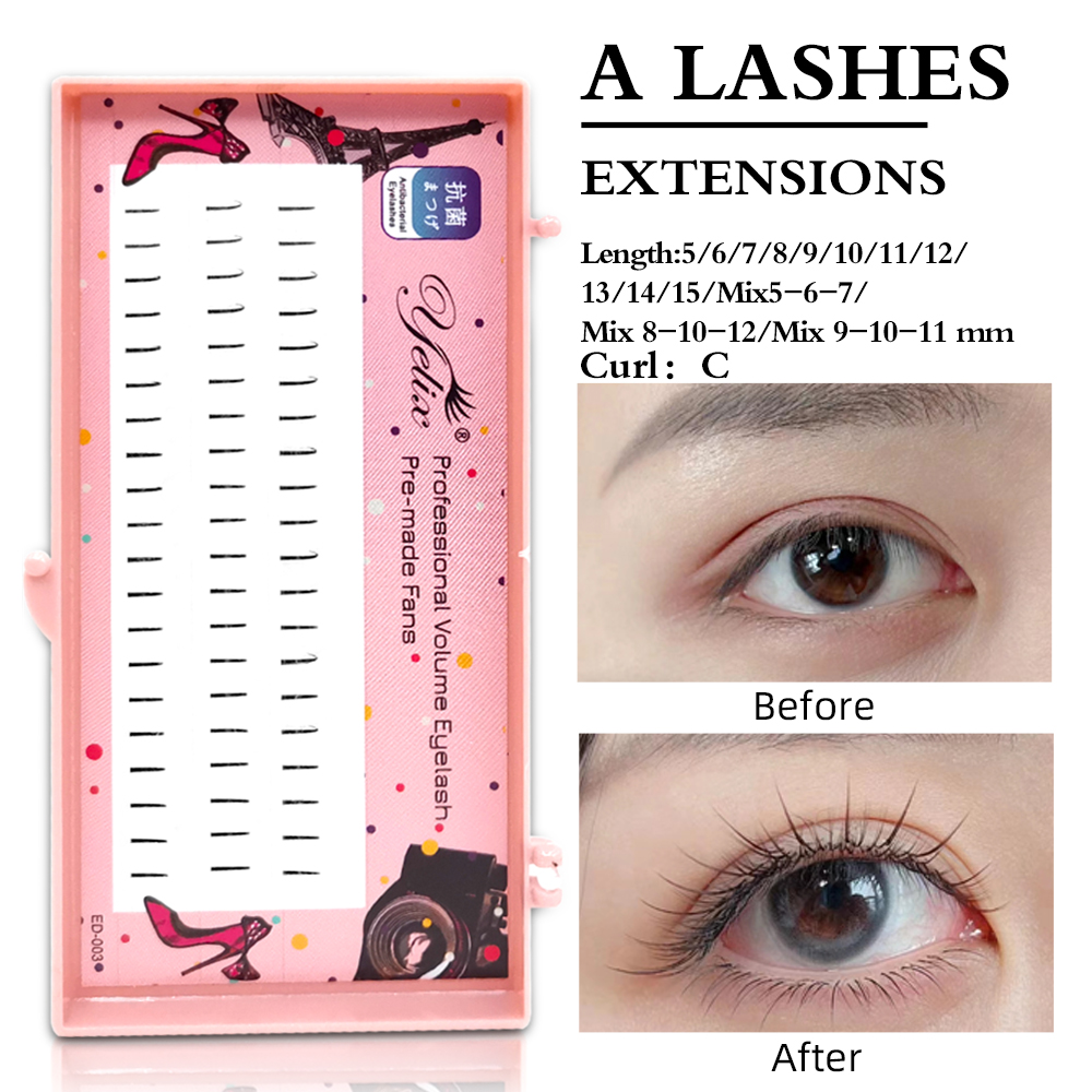 Yelix Natural Soft Individual  - مراجعة Lashes Eyelash Extension وسعره