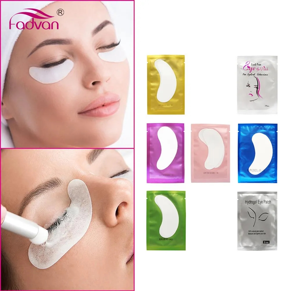 50/100 Pairs Eye Patches for E - مراجعة Eyelash Extension Glasses وسعره