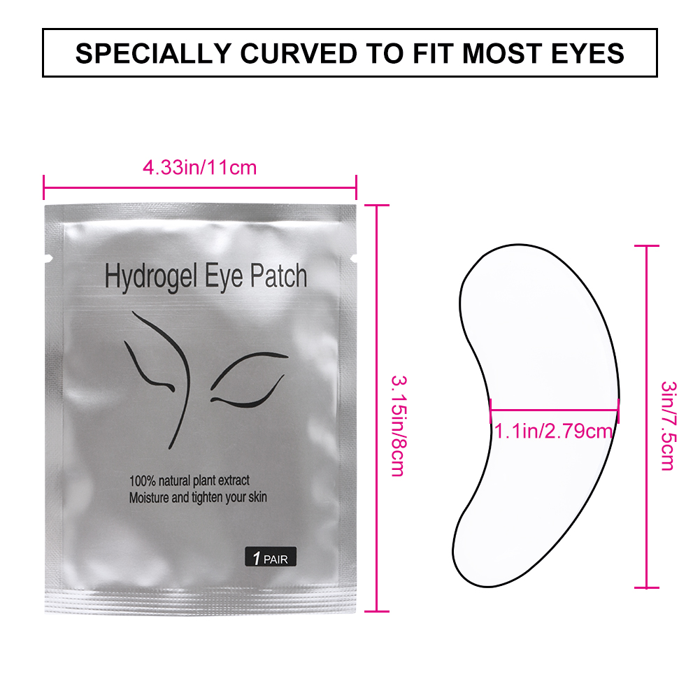 50/100 Pairs Eye Patches for E - مراجعة Eyelash Extension Glasses وسعره