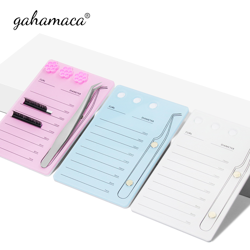 GAHAMACA Acrylic Lashes Holder - مراجعة Eyelash Extension Maps وسعره