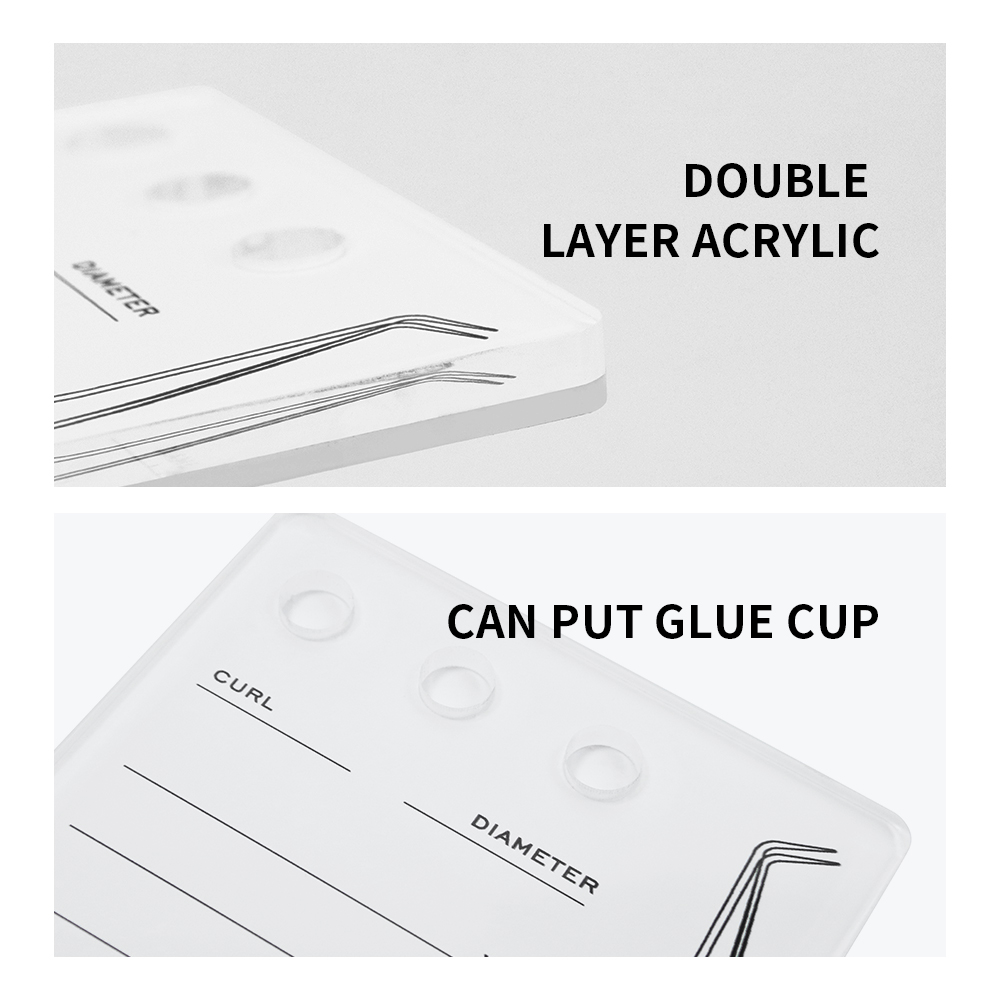 GAHAMACA Acrylic Lashes Holder - مراجعة Eyelash Extension Maps وسعره