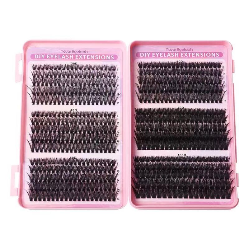 30D 100D Cluster Lashes Natura - مراجعة Eyelash Extension Kits وسعره