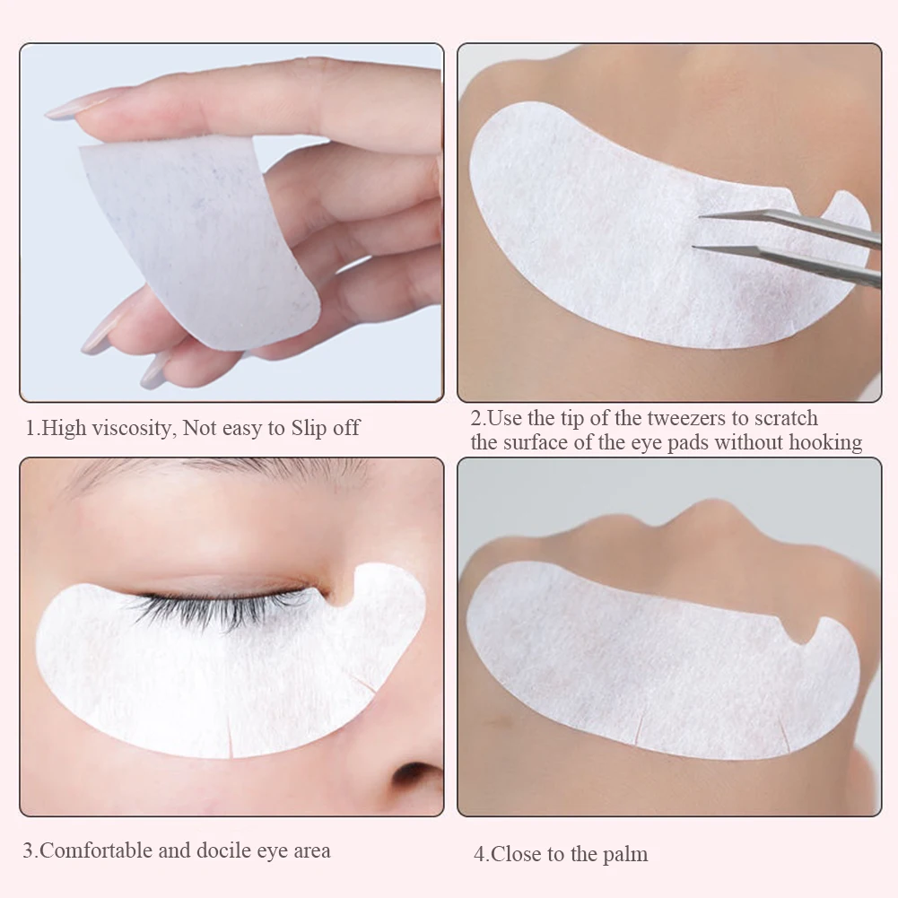 50/100PCS U Shape Eyelash Pads - مراجعة Eyelash Extension Glasses وسعره