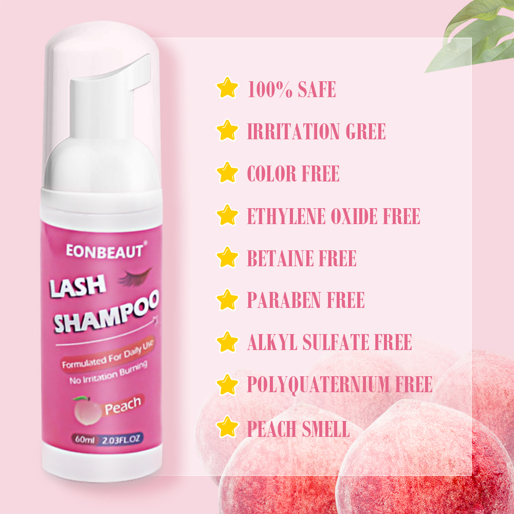 60ml Eyelash Extension Shampoo - مراجعة Eyelash Extension Foam Cleanser وسعره