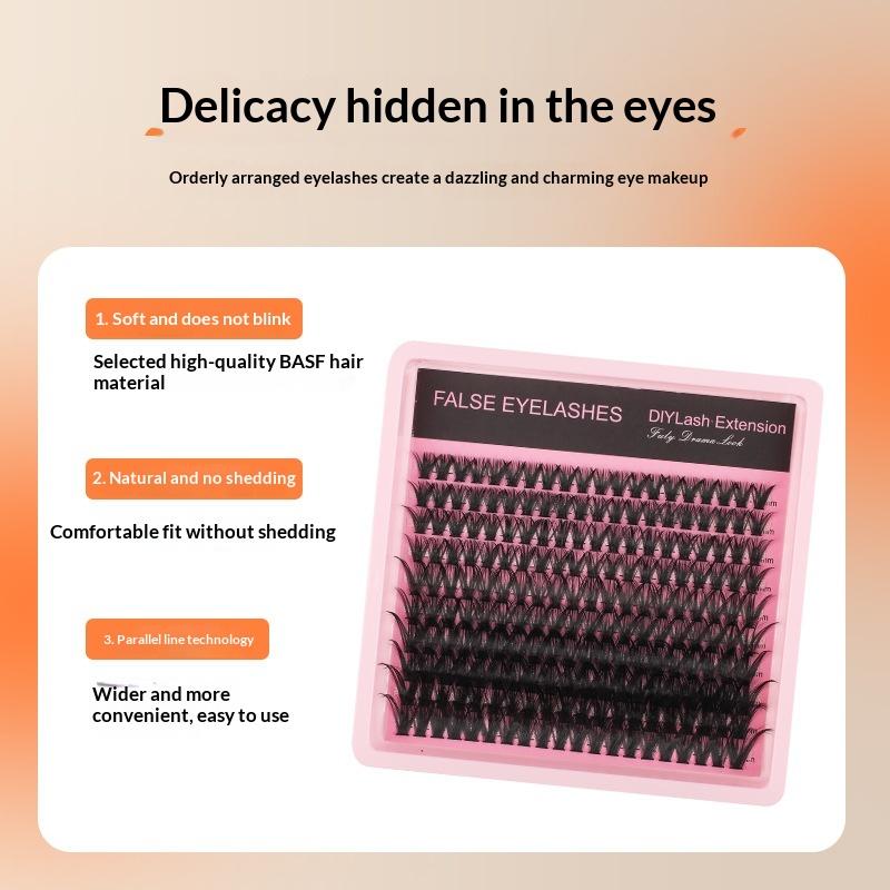 10Row 140 Clusters Fluffy Thic - مراجعة Lashes Eyelash Extension وسعره