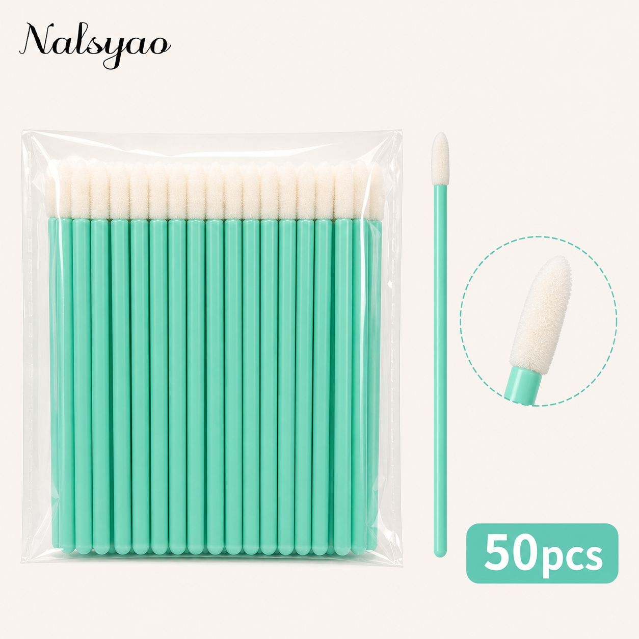 50/500PCS Disposable Lip Brush - مراجعة Lashes Eyelash Extension وسعره