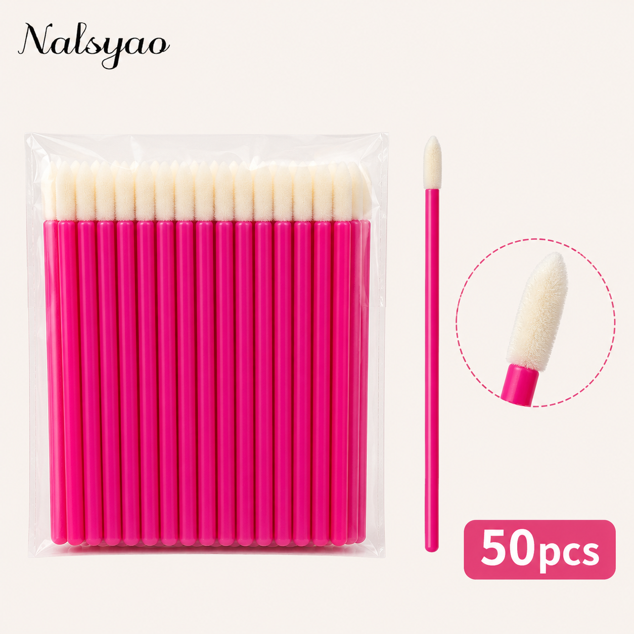 50/500PCS Disposable Lip Brush - مراجعة Lashes Eyelash Extension وسعره