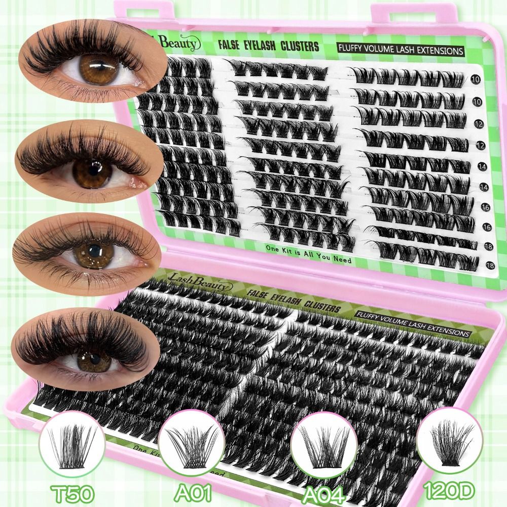 Natural Look False Eyelashes W - مراجعة Eyelash Extension Kits وسعره