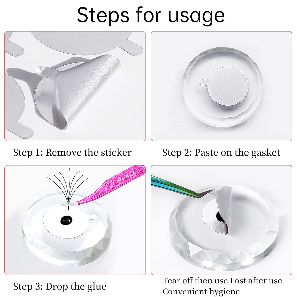 300pcs Foil Sticker Pads(10 Sh - مراجعة Eyelash Extension Maps وسعره