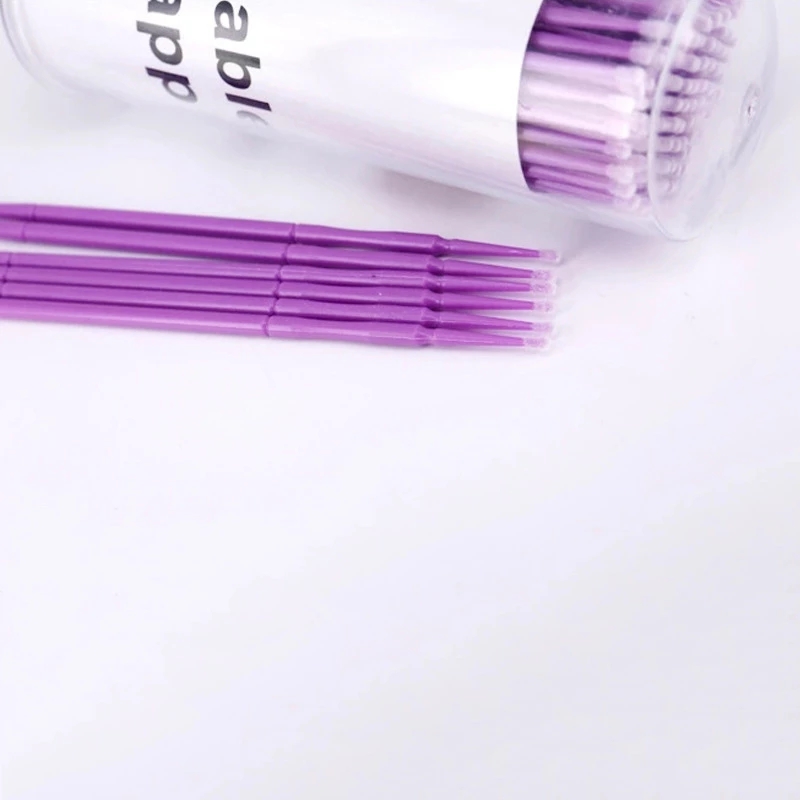 100Pcs/bottle MicroBrush For E - مراجعة Eyelash Extension Kits وسعره