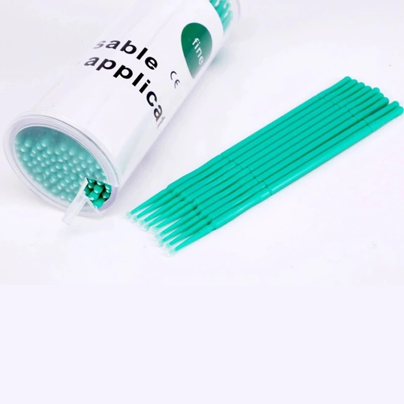 100Pcs/bottle MicroBrush For E - مراجعة Eyelash Extension Kits وسعره