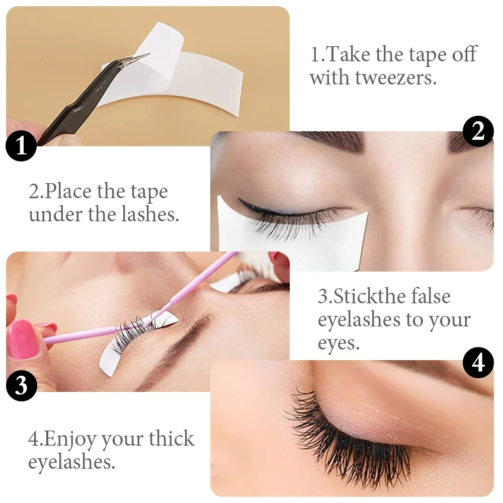 110Pcs/Roll Eye Tapes Under Ey - مراجعة Eyelash Extension Glasses وسعره