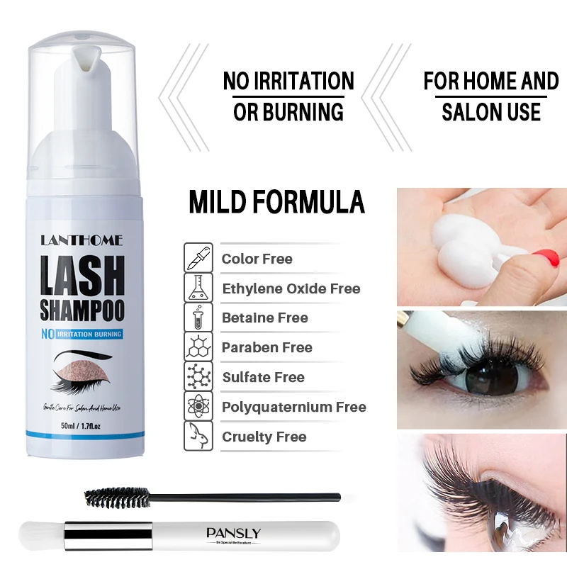50ML Pro Eyelash Extension Sha - مراجعة Eyelash Extension Foam Cleanser وسعره