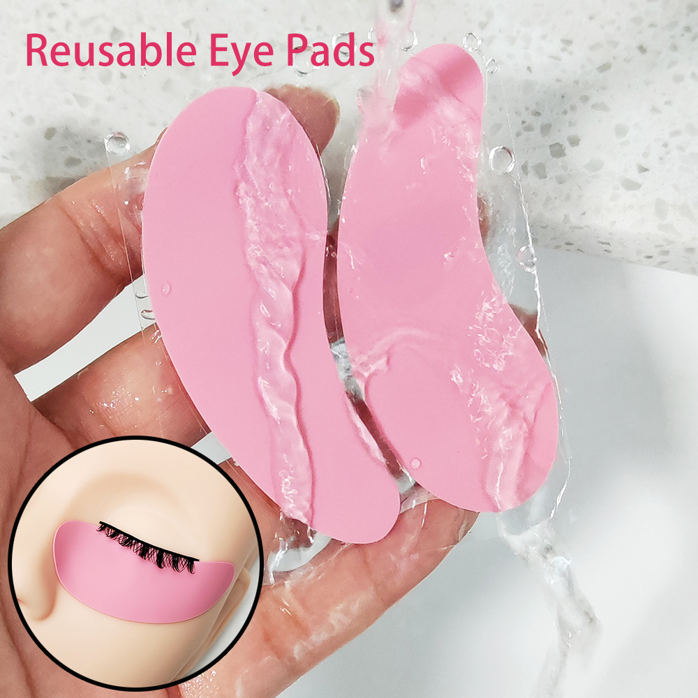 1Pair Reusable Eyelash Pads Si - مراجعة Eyelash Extension Glasses وسعره