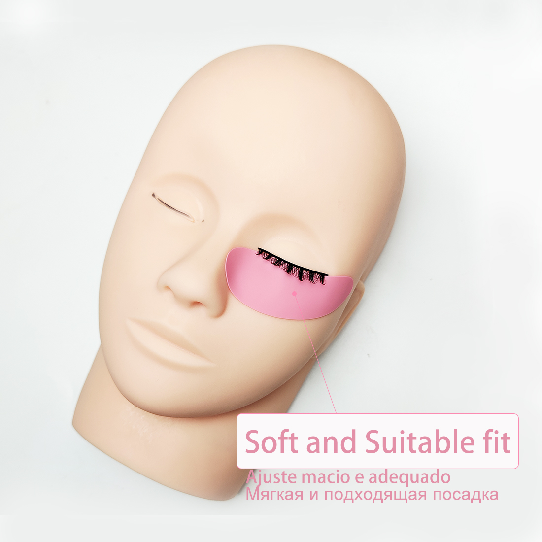 1Pair Reusable Eyelash Pads Si - مراجعة Eyelash Extension Glasses وسعره