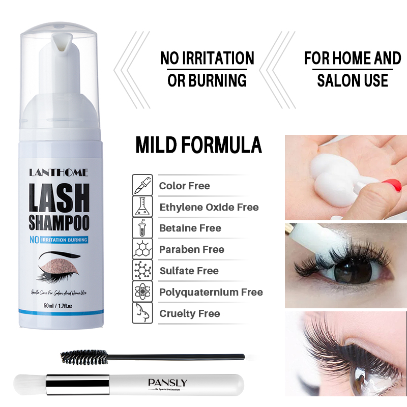 50ML Lanthome Pro Eyelash Exte - مراجعة Eyelash Extension Foam Cleanser وسعره