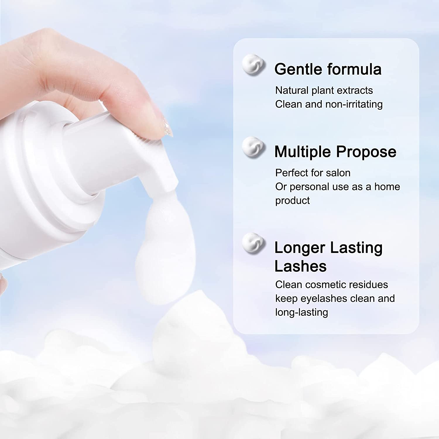 50ML Lanthome Pro Eyelash Exte - مراجعة Eyelash Extension Foam Cleanser وسعره