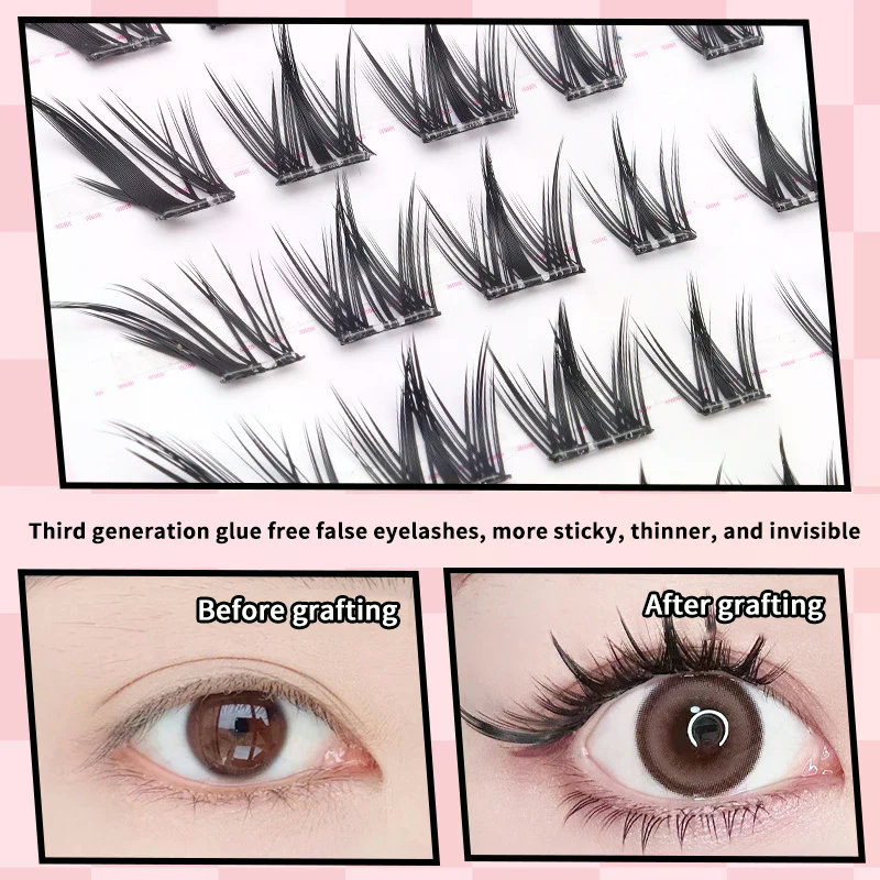 Voluminous No Need Glue Self-a - مراجعة Eyelash Extension With Glue وسعره