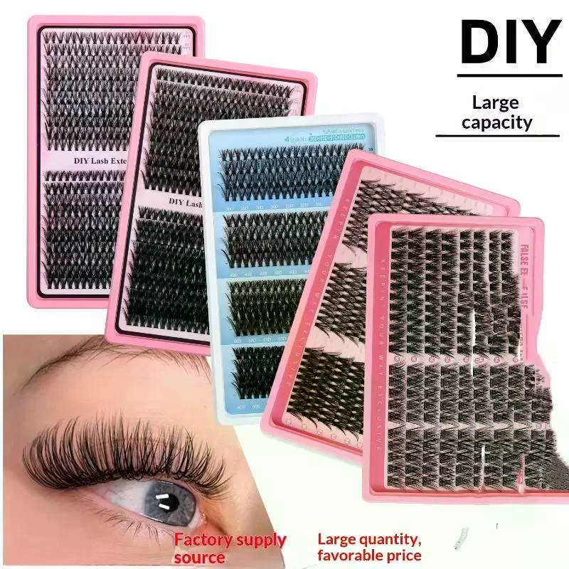 176/300/320/400Pcs Fluffy Eyel - مراجعة Eyelash Extension Kits وسعره