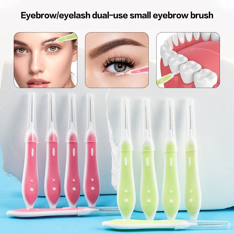 10 Pcs Eyebrow Brushes Mini Br - مراجعة Lashes Eyelash Extension وسعره