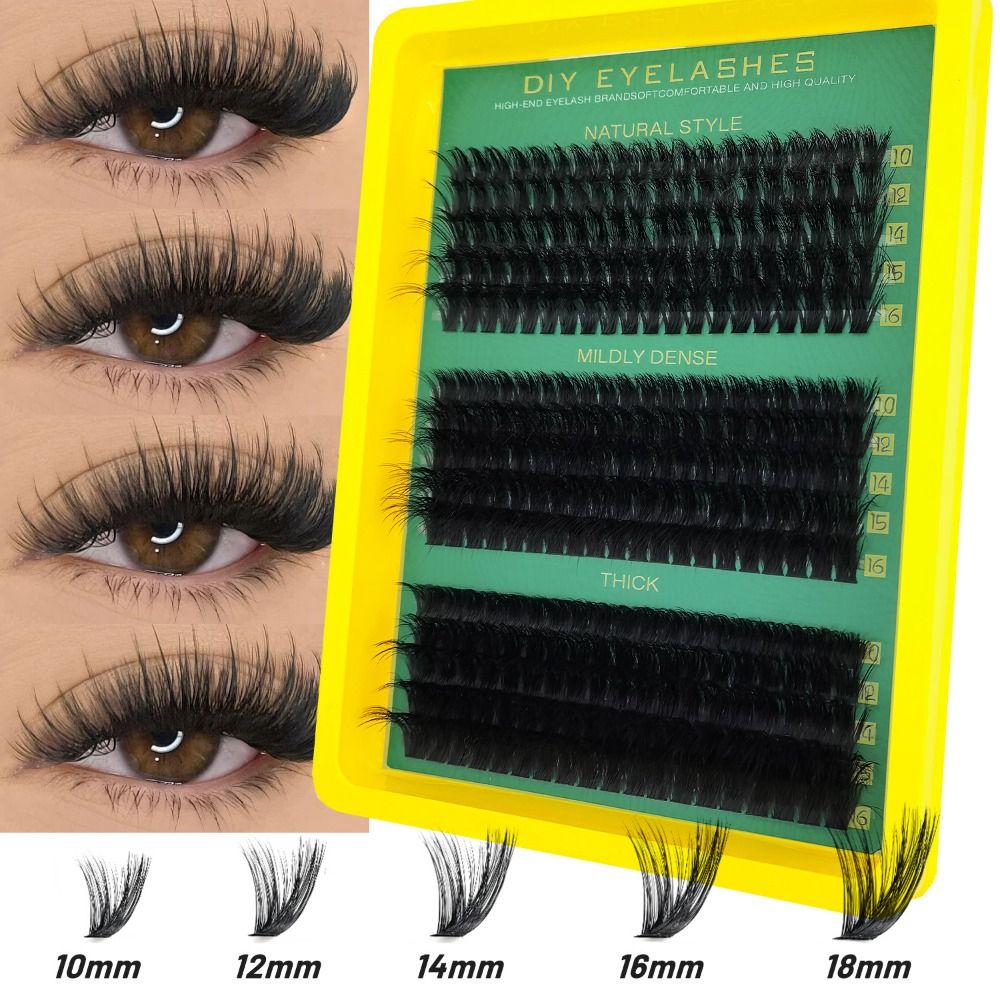 Natural Look False Eyelashes B - مراجعة Eyelash Extension Kits وسعره