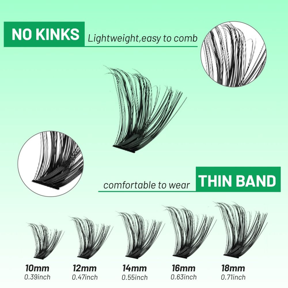 Natural Look False Eyelashes B - مراجعة Eyelash Extension Kits وسعره