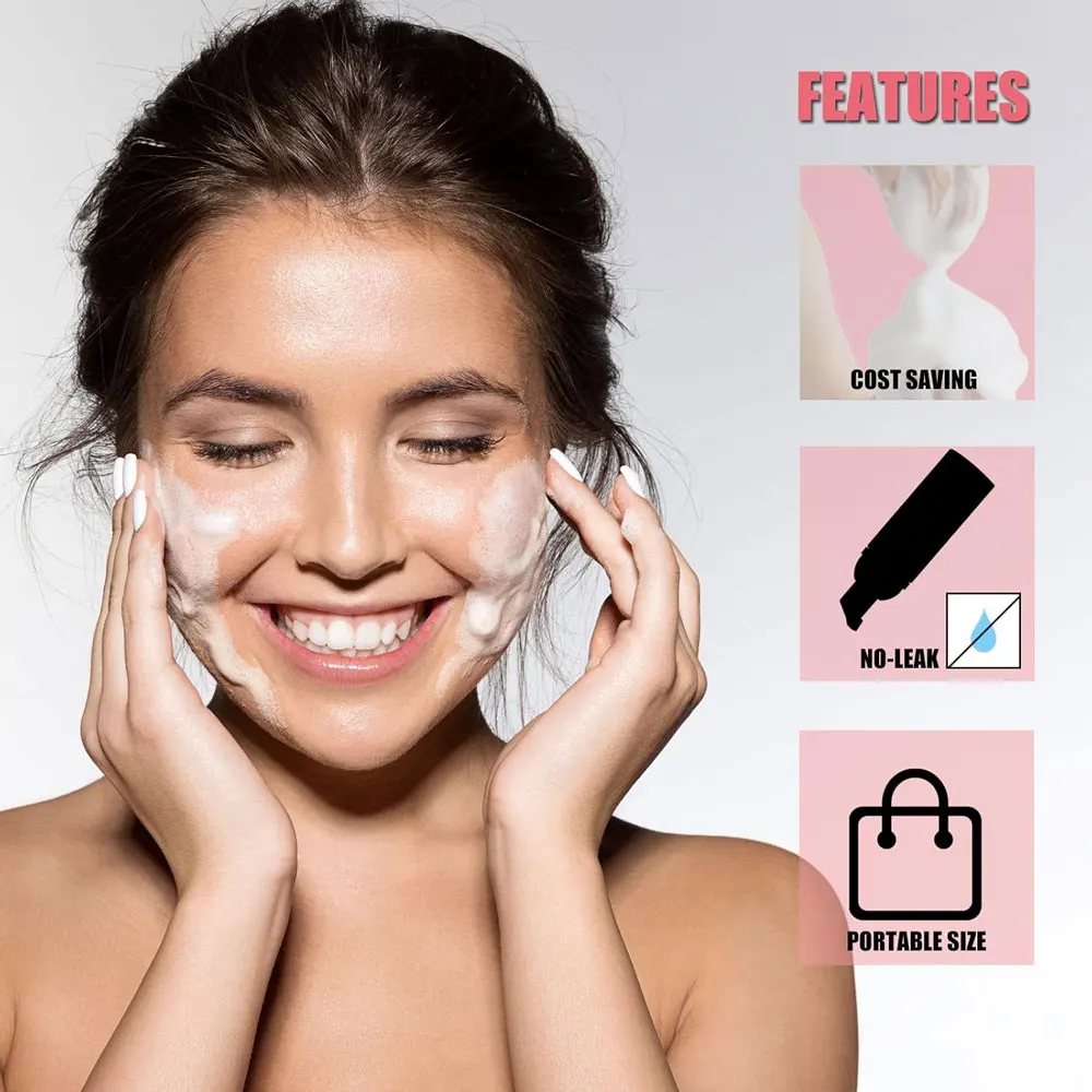 20/40PCS Suit 60ML Empty Pump  - مراجعة Eyelash Extension Foam Cleanser وسعره
