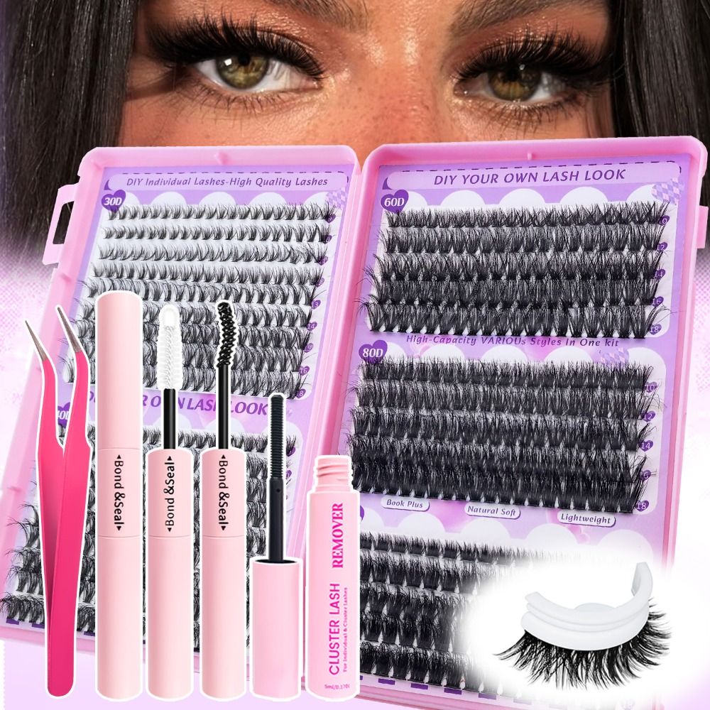 9-18mm Length False Eyelashes  - مراجعة Eyelash Extension Kits وسعره