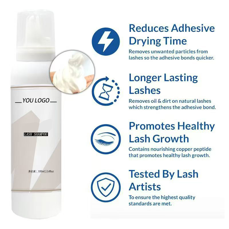 Custom Whipped Lash Cream Sham - مراجعة Eyelash Extension Foam Cleanser وسعره