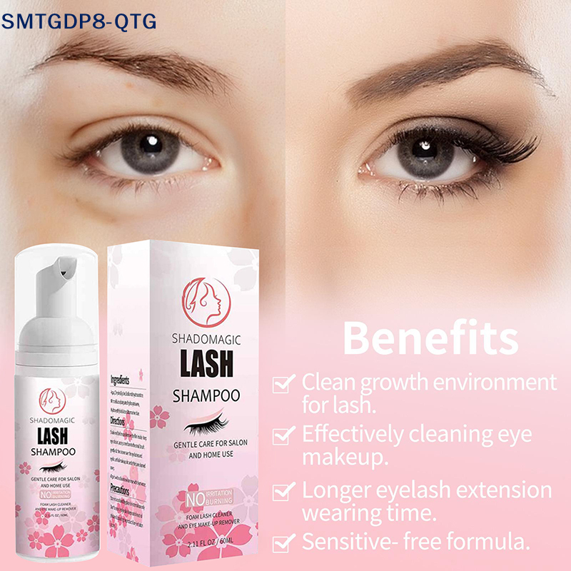 HOT! Fast Cleaning Lash Shampo - مراجعة Eyelash Extension Foam Cleanser وسعره