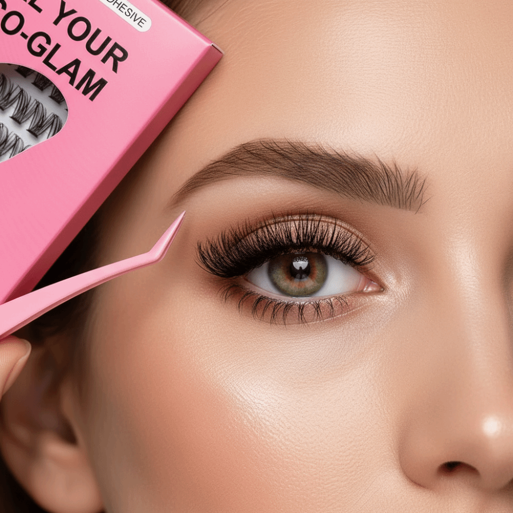Natural Look DIY Lashes Extens - مراجعة Eyelash Extension With Glue وسعره