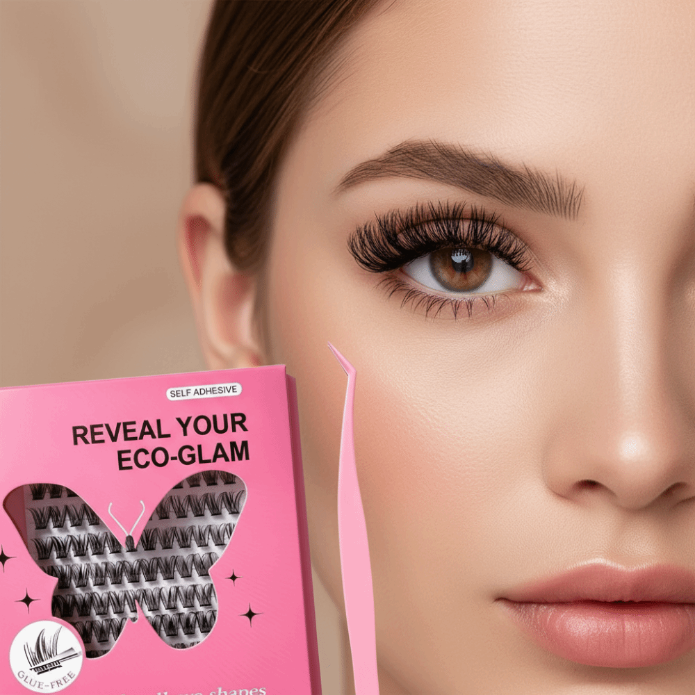 Natural Look DIY Lashes Extens - مراجعة Eyelash Extension With Glue وسعره