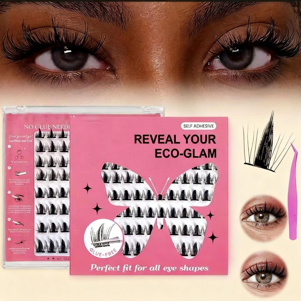 Natural Look DIY Lashes Extens - مراجعة Eyelash Extension With Glue وسعره