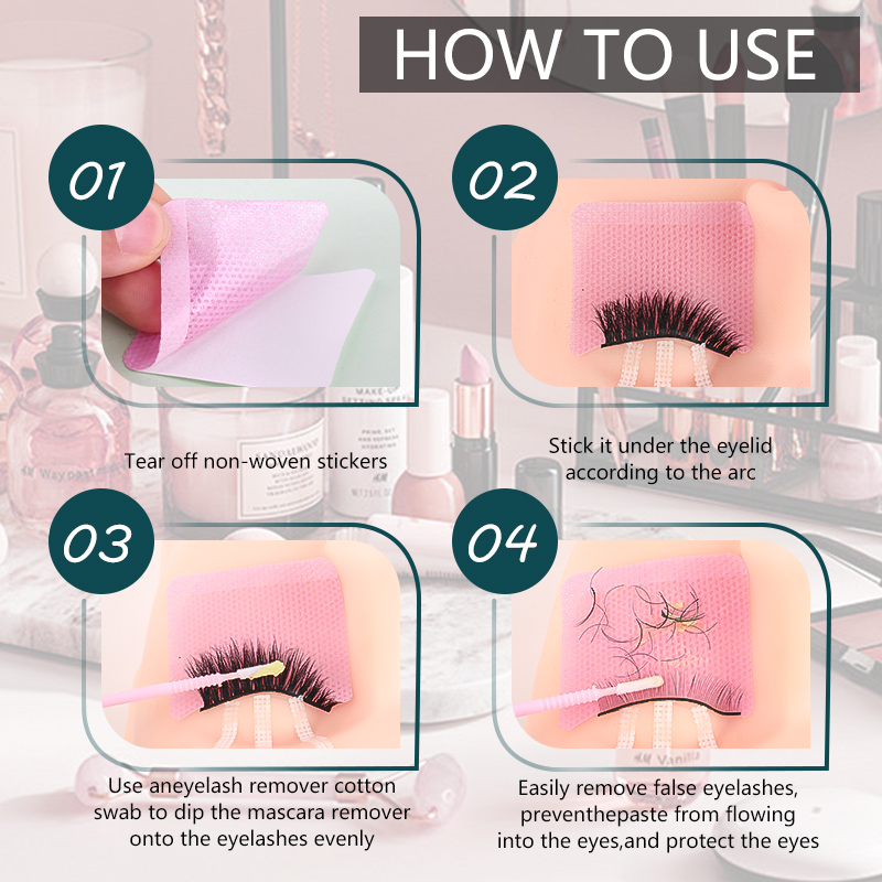 40pcs Eyelash Extension Remove - مراجعة Eyelash Extension Maps وسعره