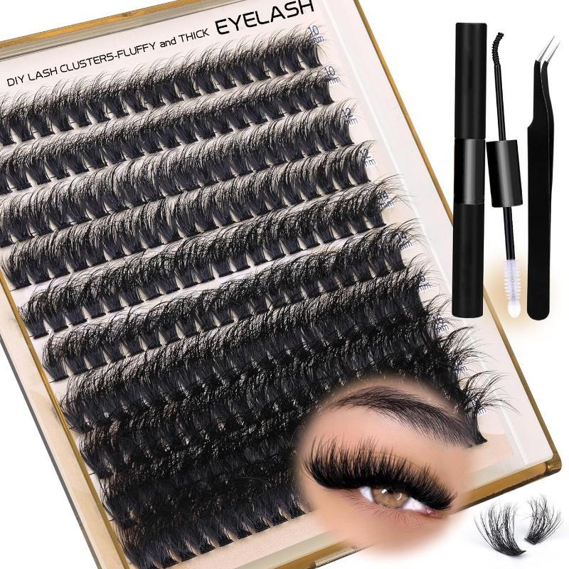 New Fluffy Thick Lash Clusters - مراجعة Lashes Eyelash Extension وسعره