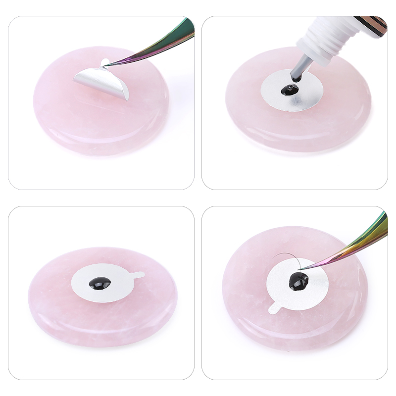 Glue Pallet Eyelashes Extensio - مراجعة Eyelash Extension With Glue وسعره