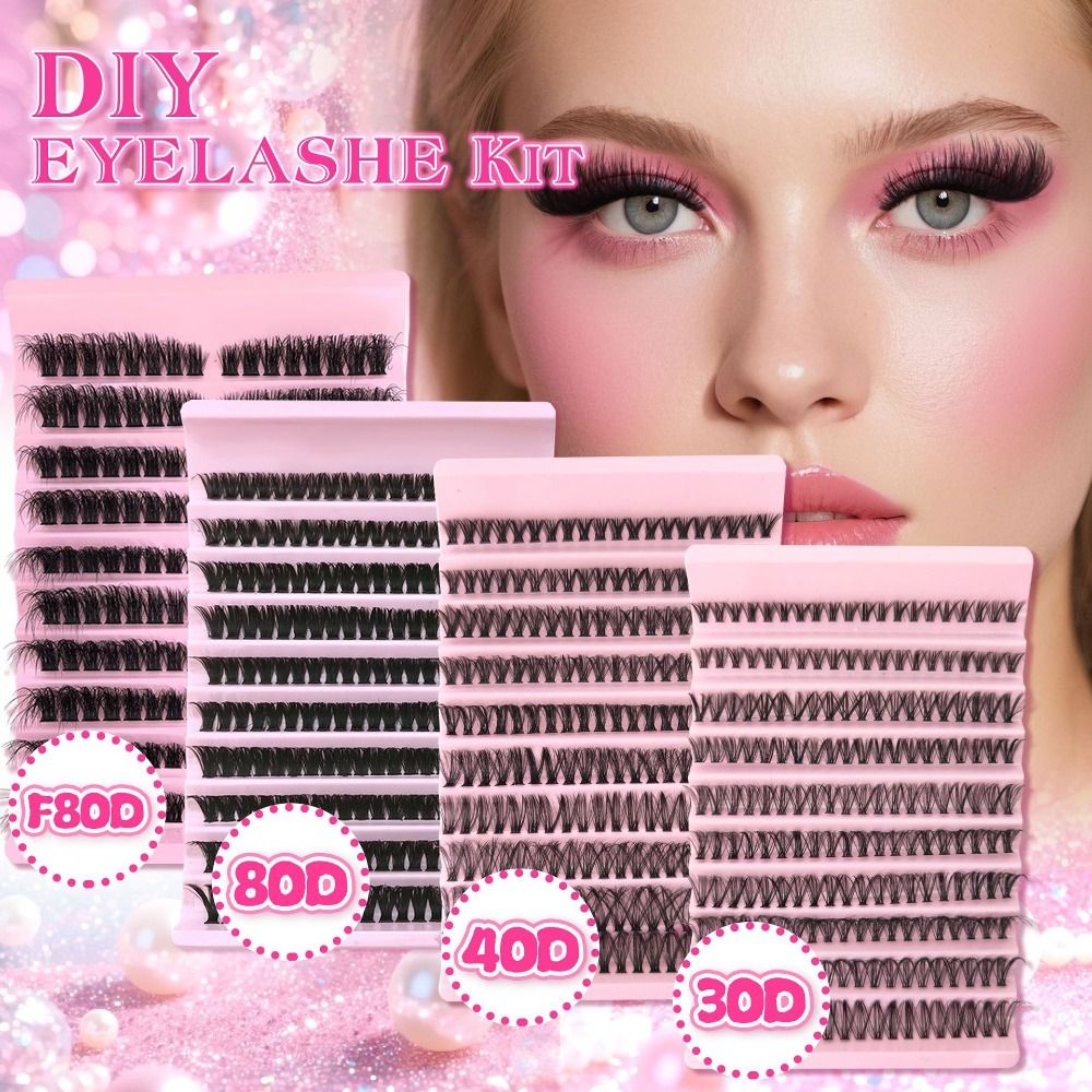 Natural Look False Eyelashes W - مراجعة Eyelash Extension Kits وسعره