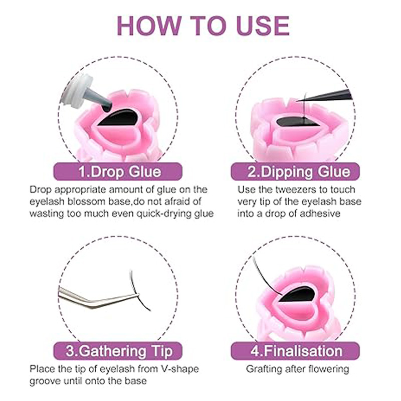 100pcs/bag Disposable Eyelash  - مراجعة Eyelash Extension Maps وسعره