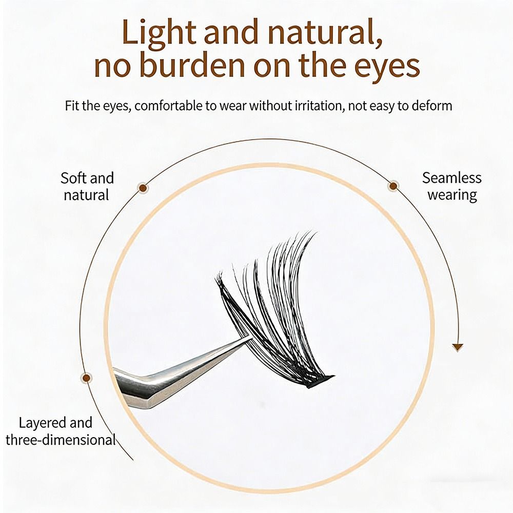 Natural Look False Eyelashes B - مراجعة Eyelash Extension Kits وسعره