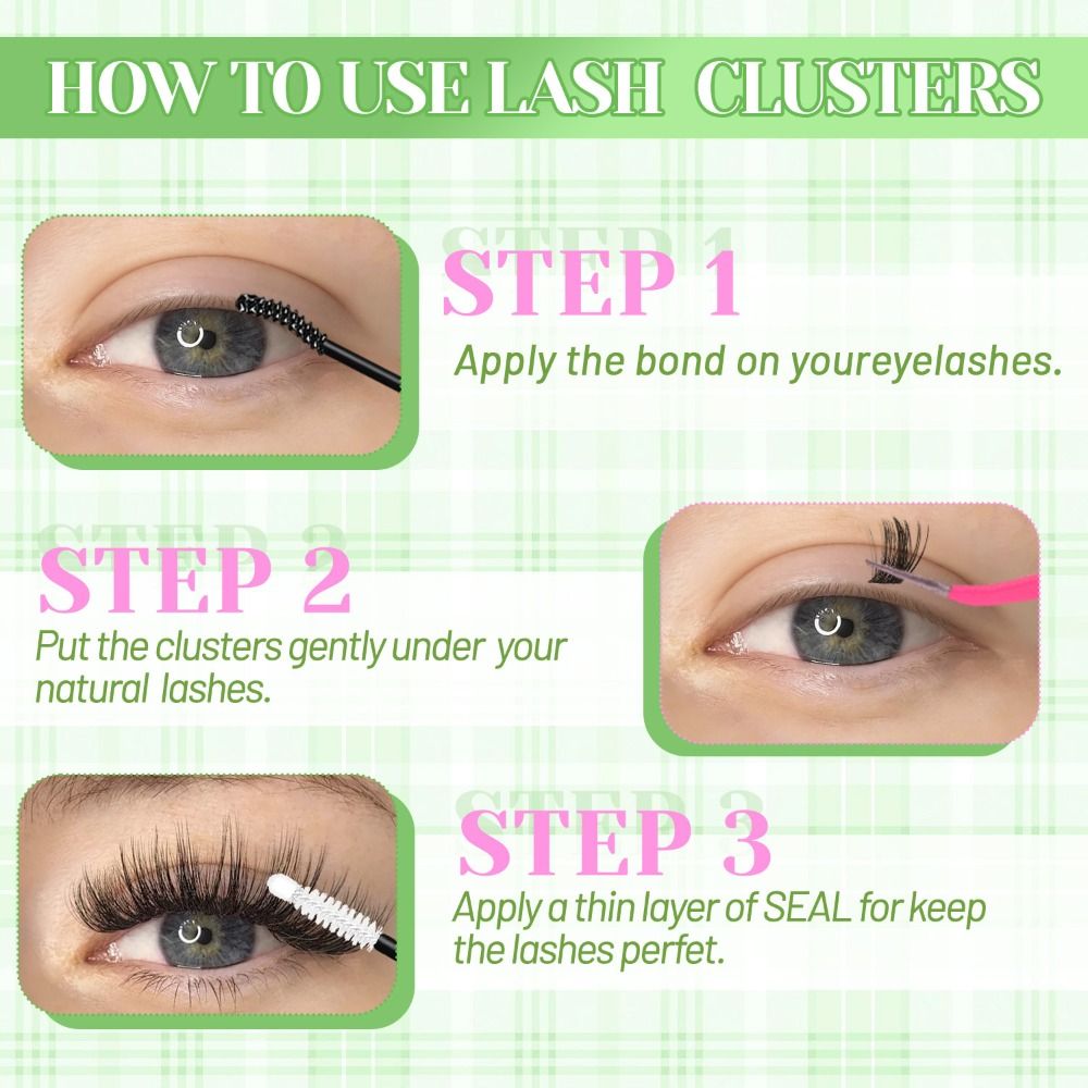 Natural Look False Eyelashes W - مراجعة Eyelash Extension Kits وسعره