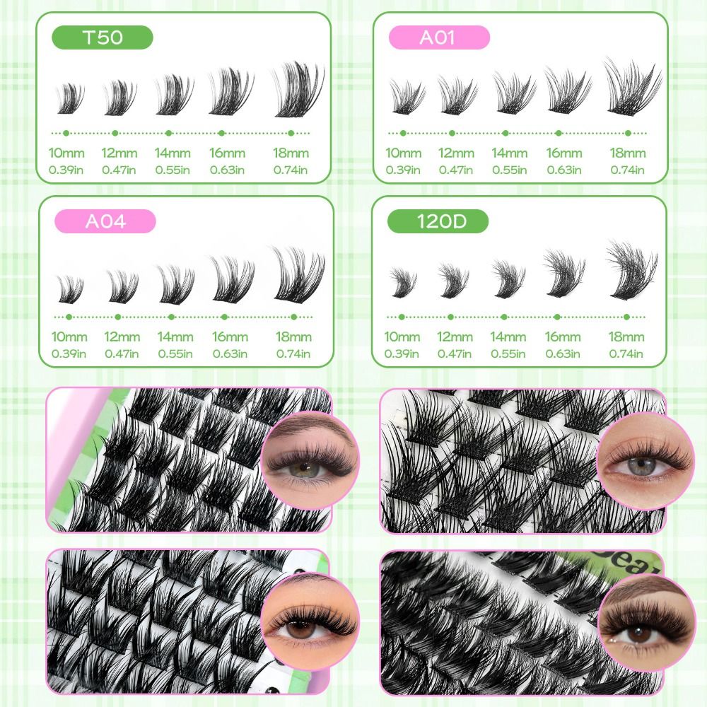 Natural Look False Eyelashes W - مراجعة Eyelash Extension Kits وسعره