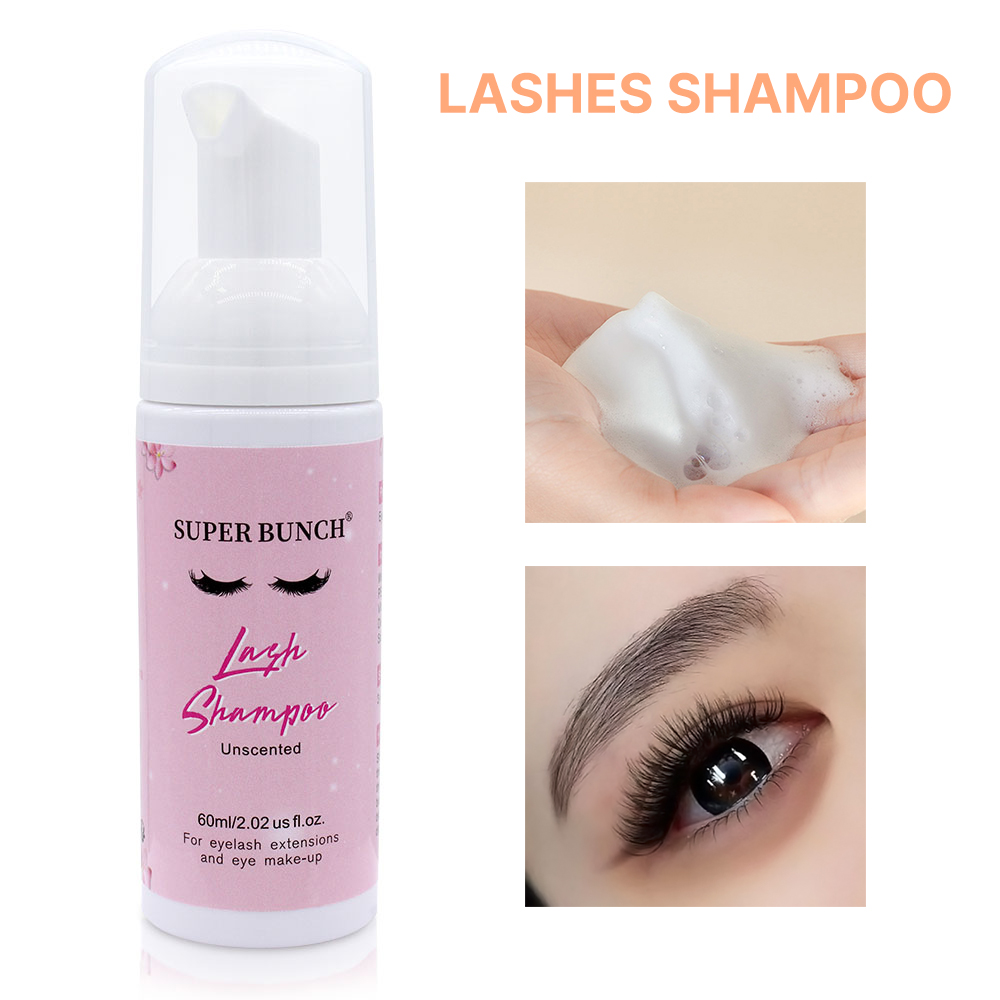 Super Bunch Lashes Shampoo Fal - مراجعة Eyelash Extension Foam Cleanser وسعره